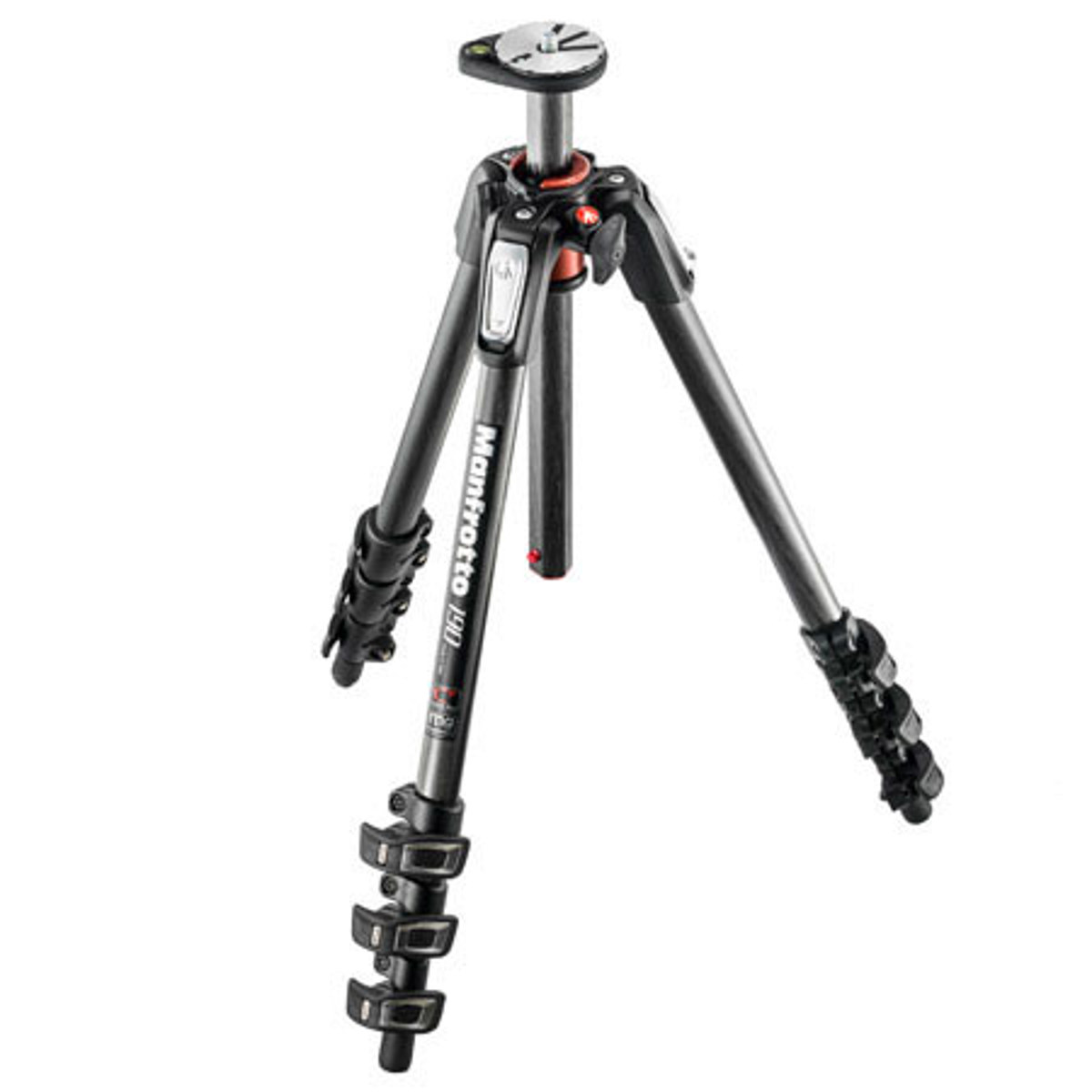 

Manfrotto 190 4-Section Carbon Fiber Tripod with Horizontal Column, Black