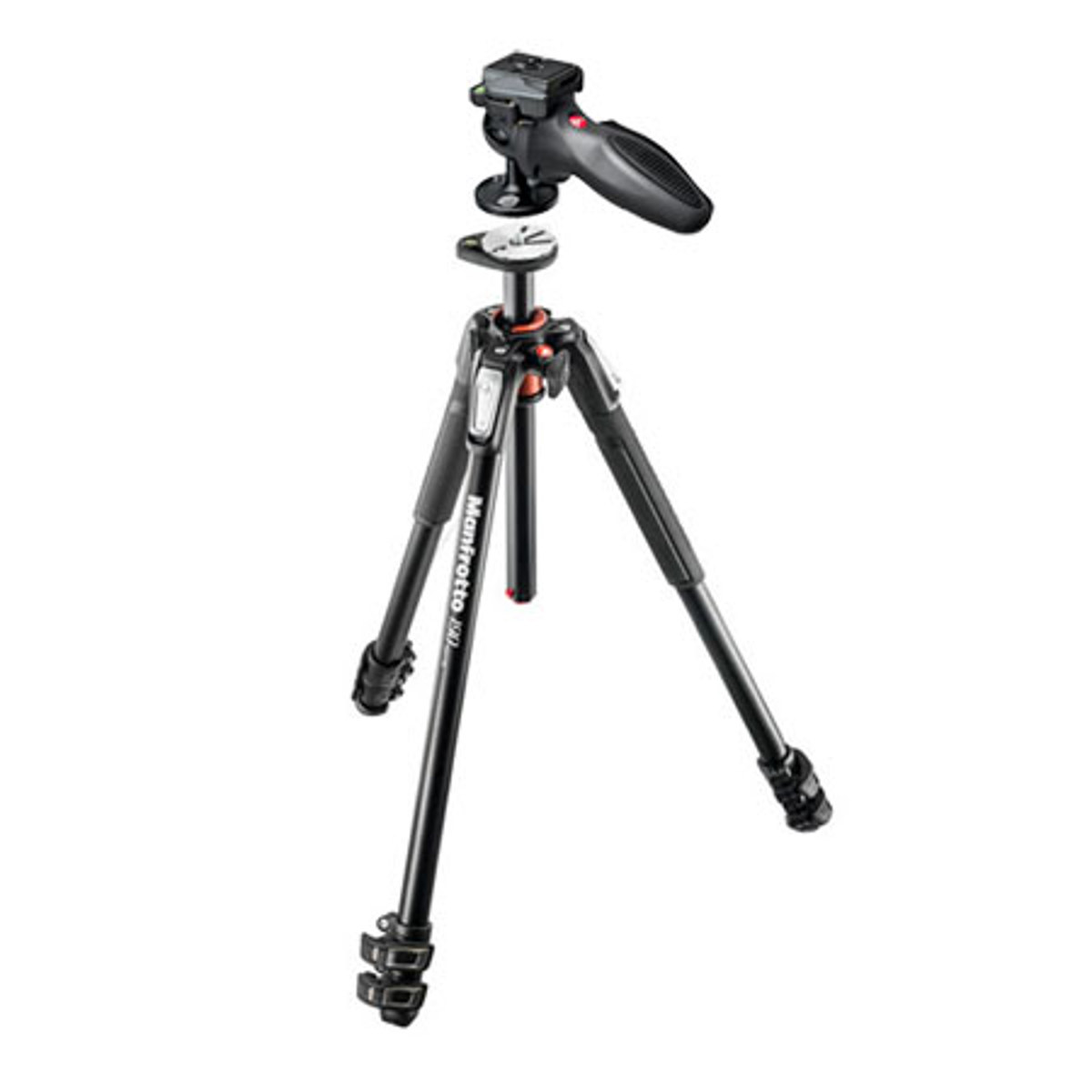 

Manfrotto 190XPRO 3-Section Aluminum Tripod, Bundle with 324RC2 Joystick Head