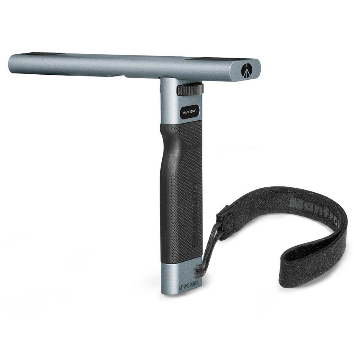 

Manfrotto Ergonomic Handle & Accessory Bar for TwistGrip Smartphone Clamp, Gray