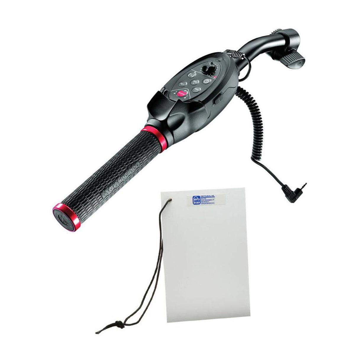 

Manfrotto RC Pan Bar Ex Remote Control, Black, Bundle w/Porta Brace WBC WB Card