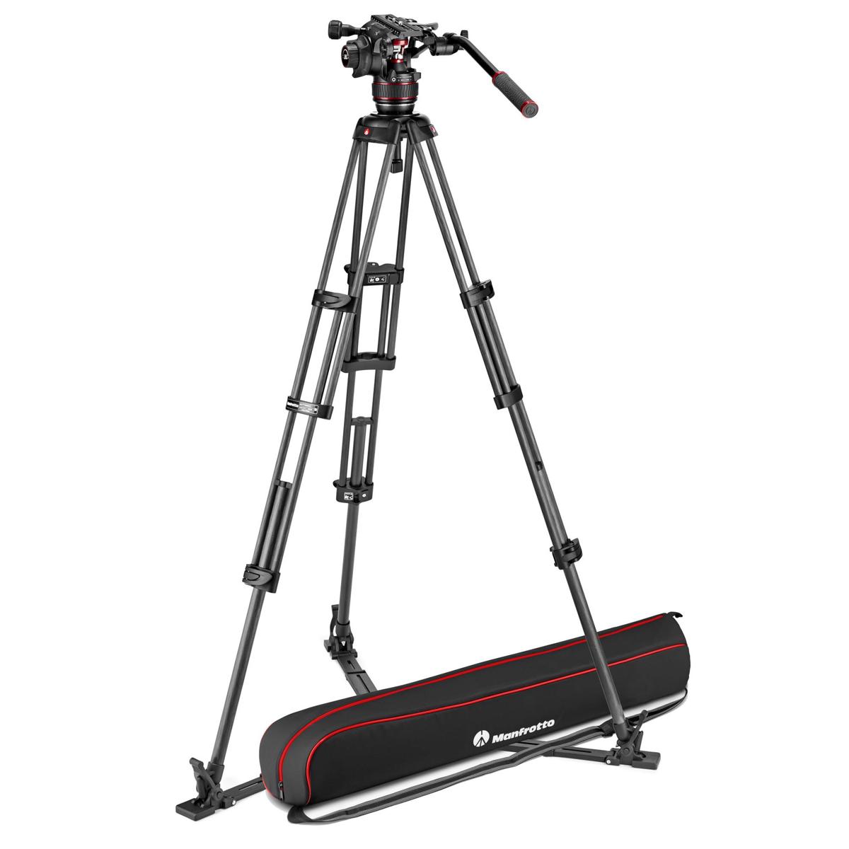 

Manfrotto 3-Section CF Twin Leg Tripod with Nitrotech 608 Head & Ground Spreader