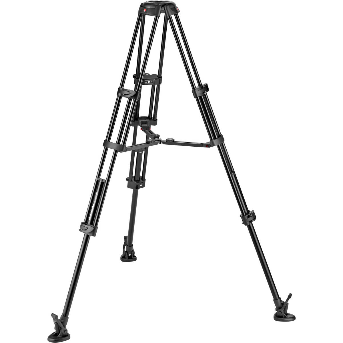 

Manfrotto 3-Section Aluminum Twin Leg Video Tripod with Mid-Level Spreader