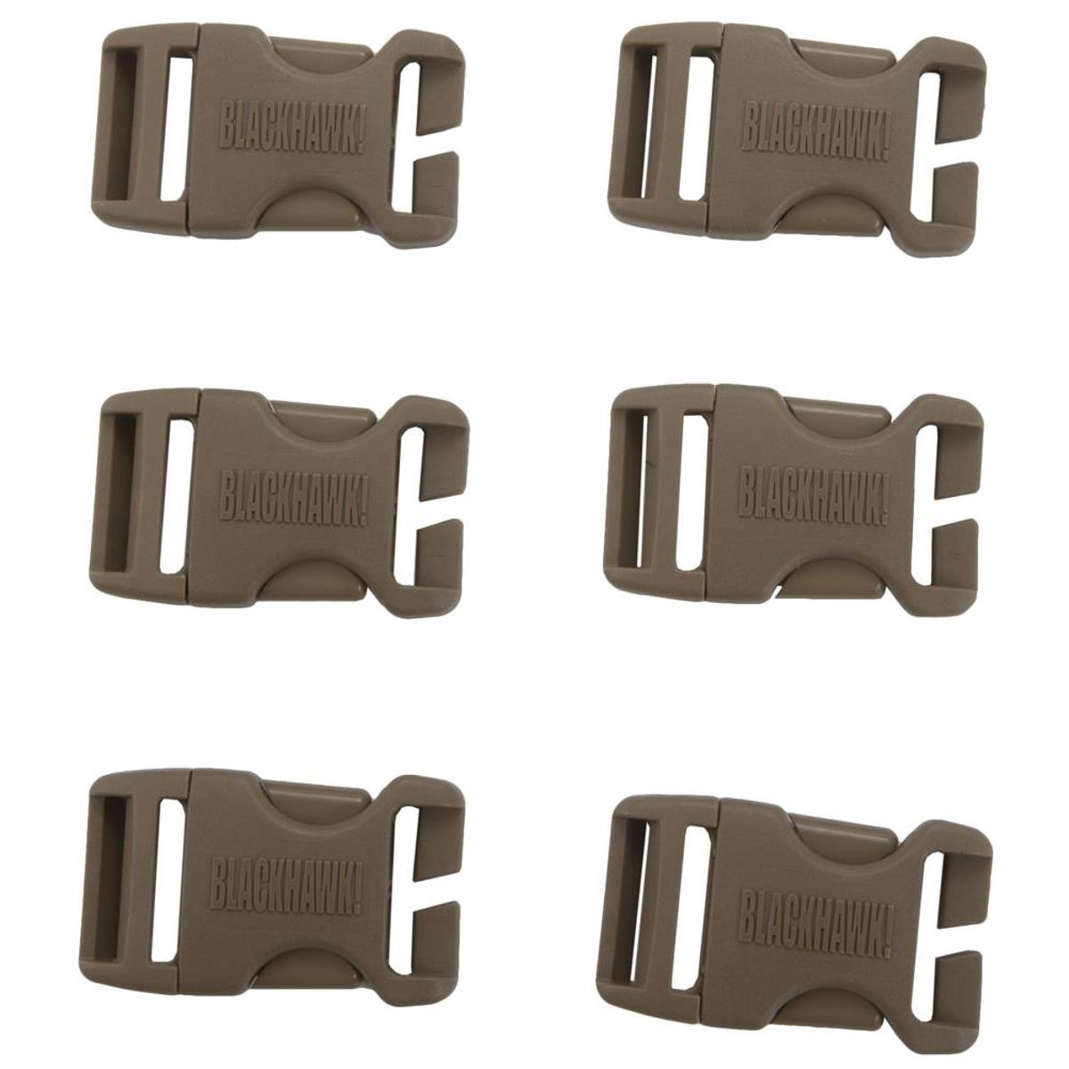 

Blackhawk Quick Attach Side Release for Tactical Vest, 6 Pack, Coyote Tan