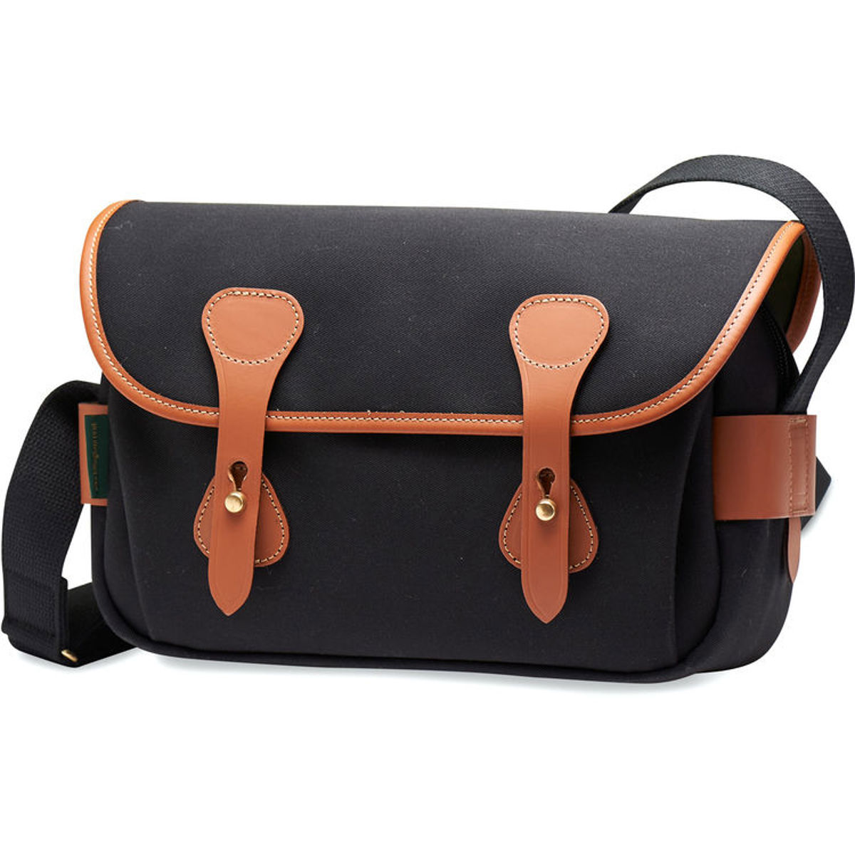 

Billingham S3 Shoulder Bag, Black Canvas/Tan Leather