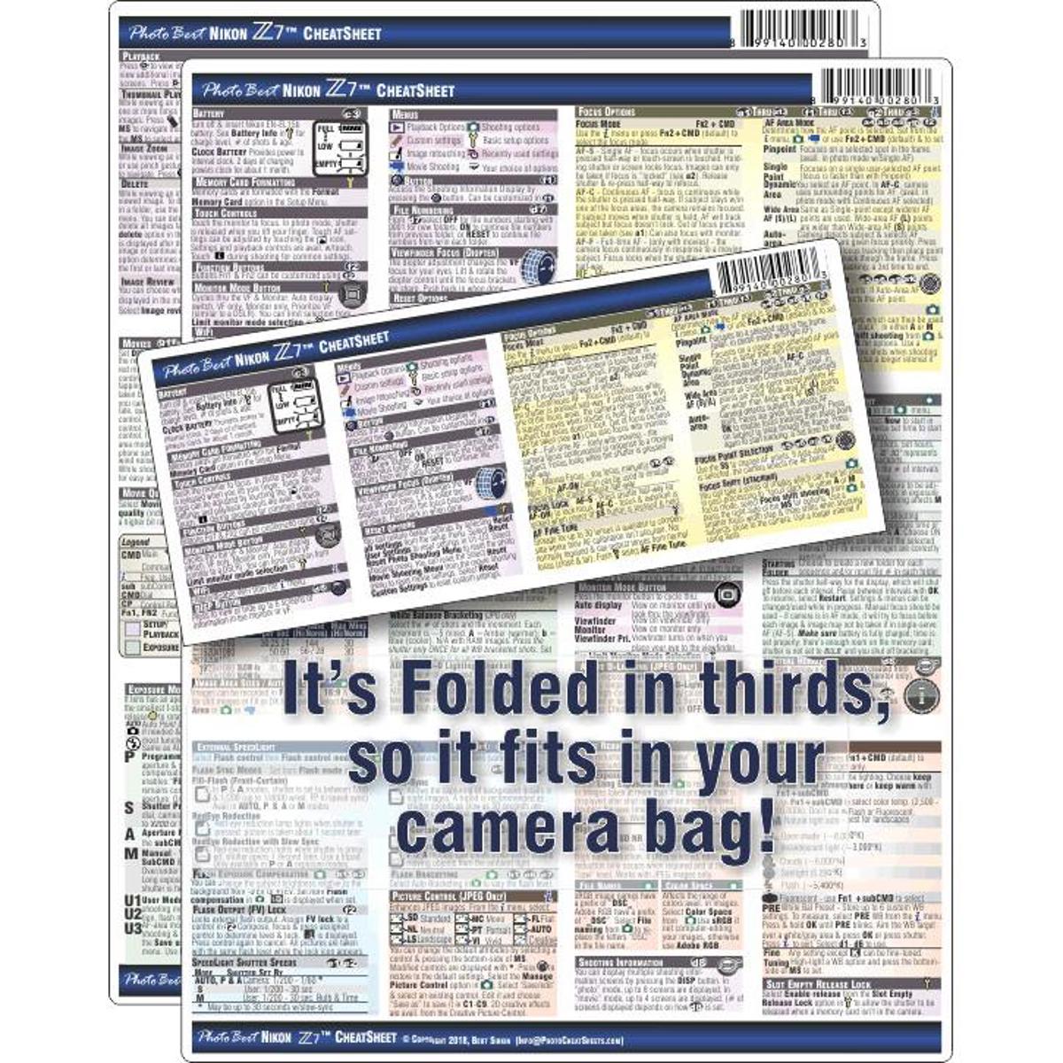 

PhotoBert Photo CheatSheet Nikon Z7 Digital Mirrorless