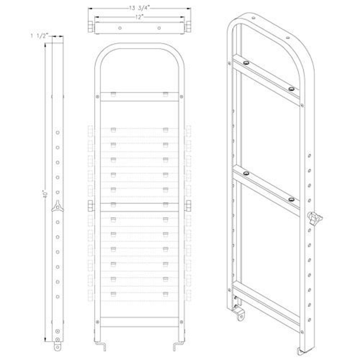 

Backstage Magliner 40" Heavy Duty Nose