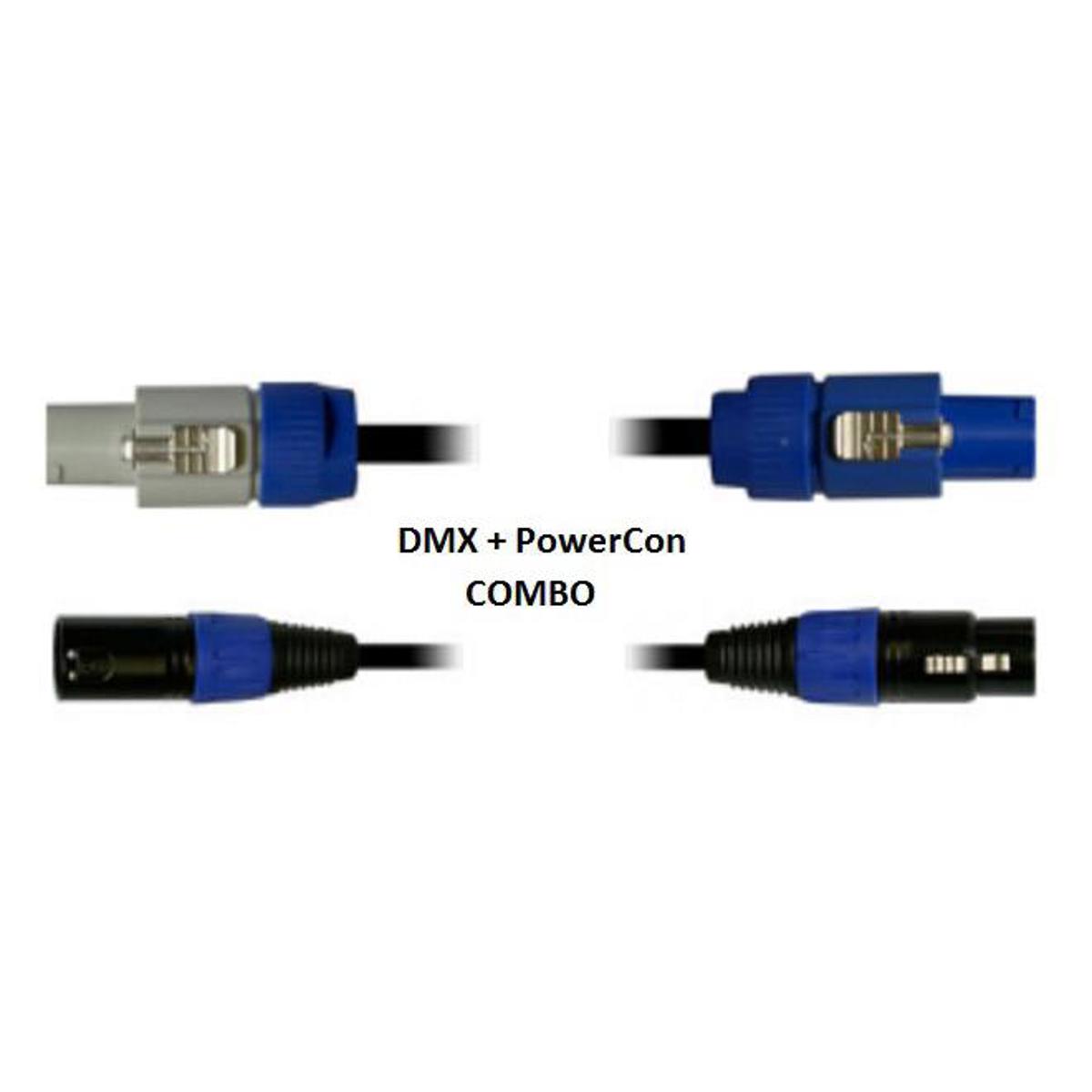 

Blizzard Lighting 10' PowerCon M-Blue to M-White & 3Pin DMX XLR M to XLR F