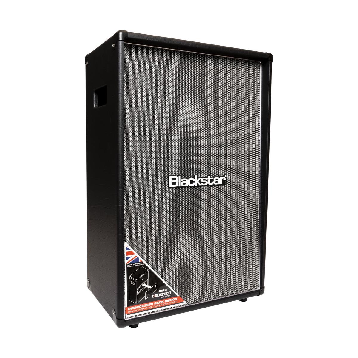 Image of Blackstar HT-212VOC MkII 160W 2x12&quot; Vertical Slanted Front Extension Cabinet