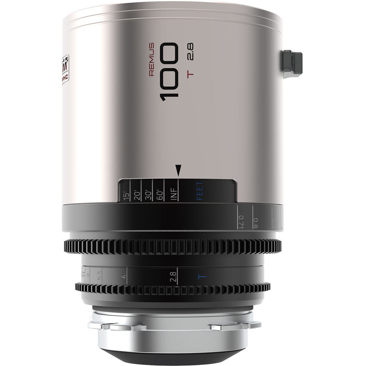 

BLAZAR LENS Remus 100mm T2.8 1.5x Anamorphic Cine Lens for PL Mount Amber Flare