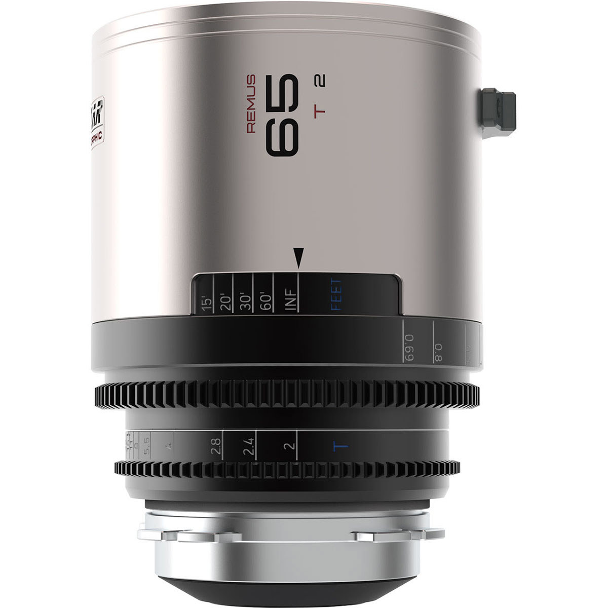 

BLAZAR LENS Remus 65mm T2.0 1.5x Anamorphic Cine Lens for PL Mount Amber Flare