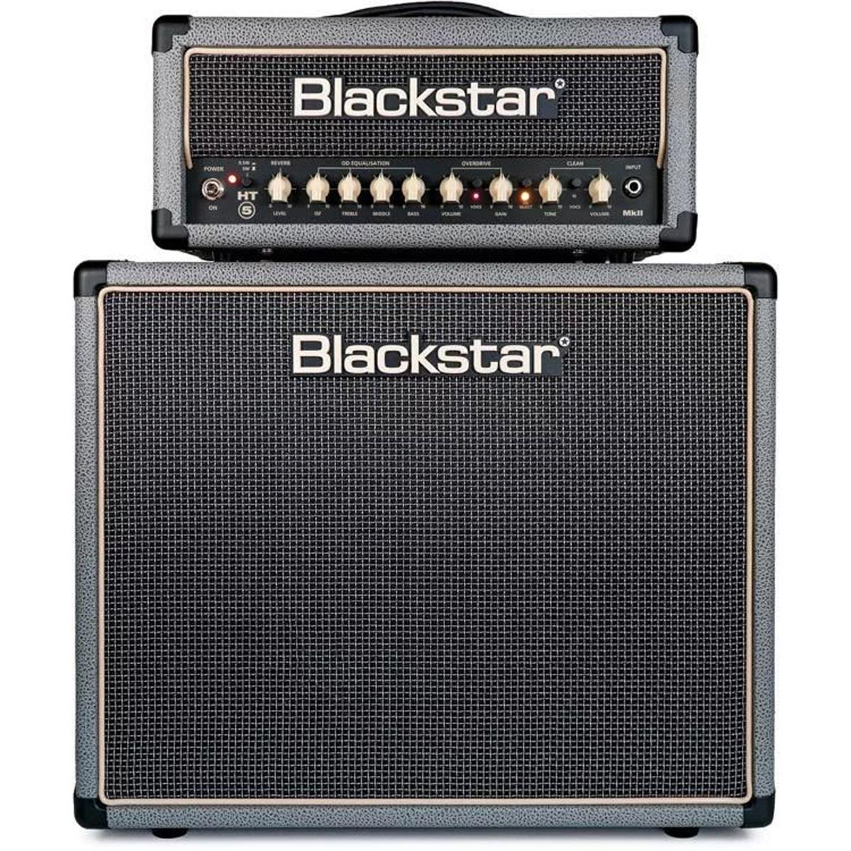 

Blackstar HT-5RH MKII 5W Head, HT-5R MKII 5W 1x12" Valve Combo Amplifier, Gray