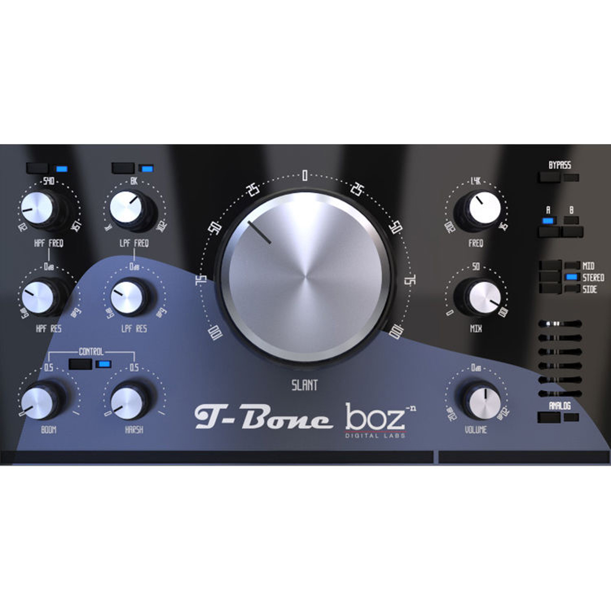 

Boz Digital Labs T-Bone Slant EQ Software Plug-In, Electronic Download