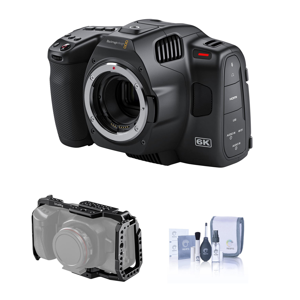 

Blackmagic Design Pocket Cinema Camera 6K Pro with Pro Bundle