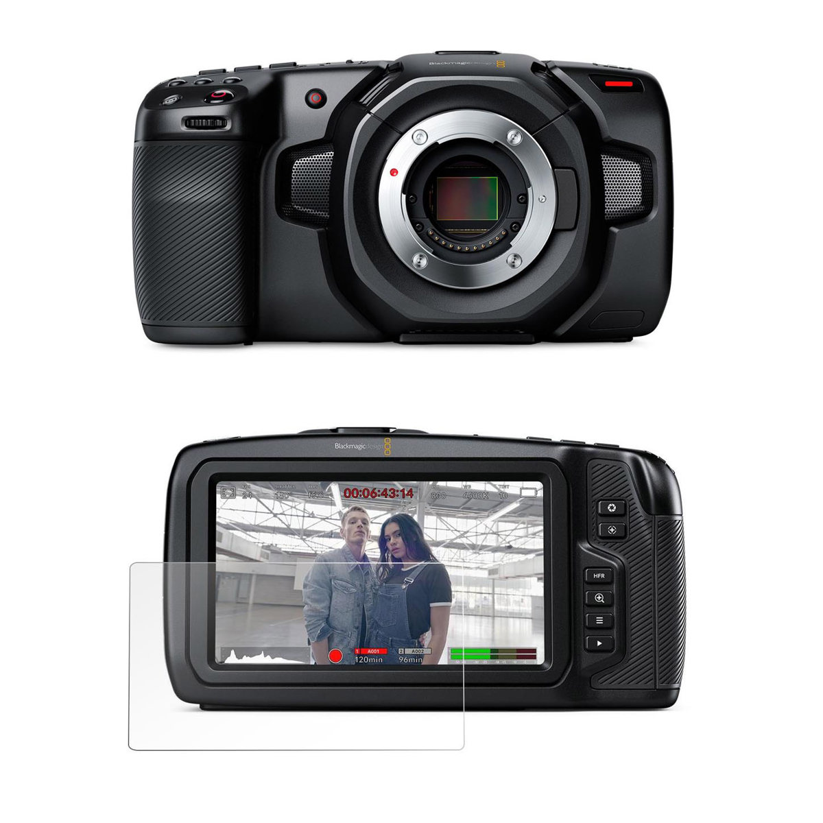 

Blackmagic Design Pocket Cinema Camera 4K - With Glass Screen Protector