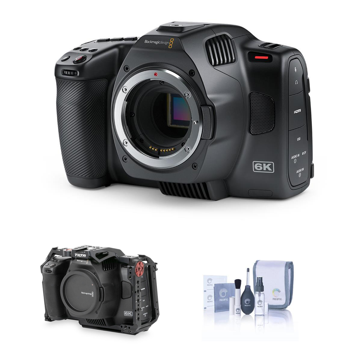 

Blackmagic Design Pocket Cinema Camera 6K G2 with Pro Bundle