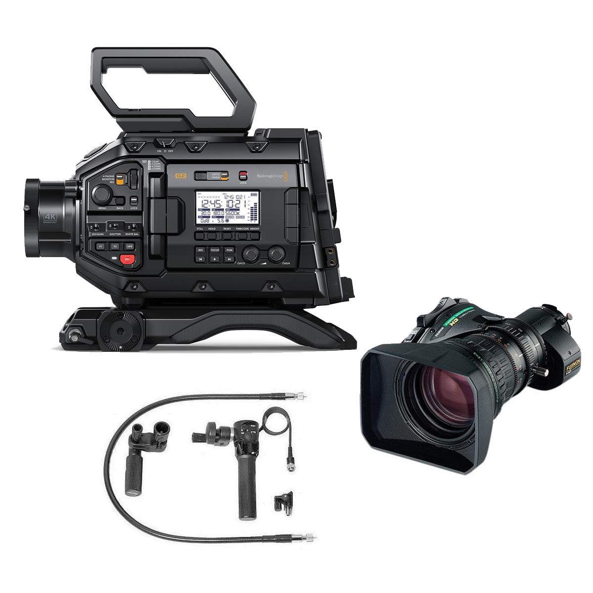 Image of Blackmagic Design URSA Broadcast G2 Camera w/Fujinon XA20sx8.5BERM-K3 ENG Lens
