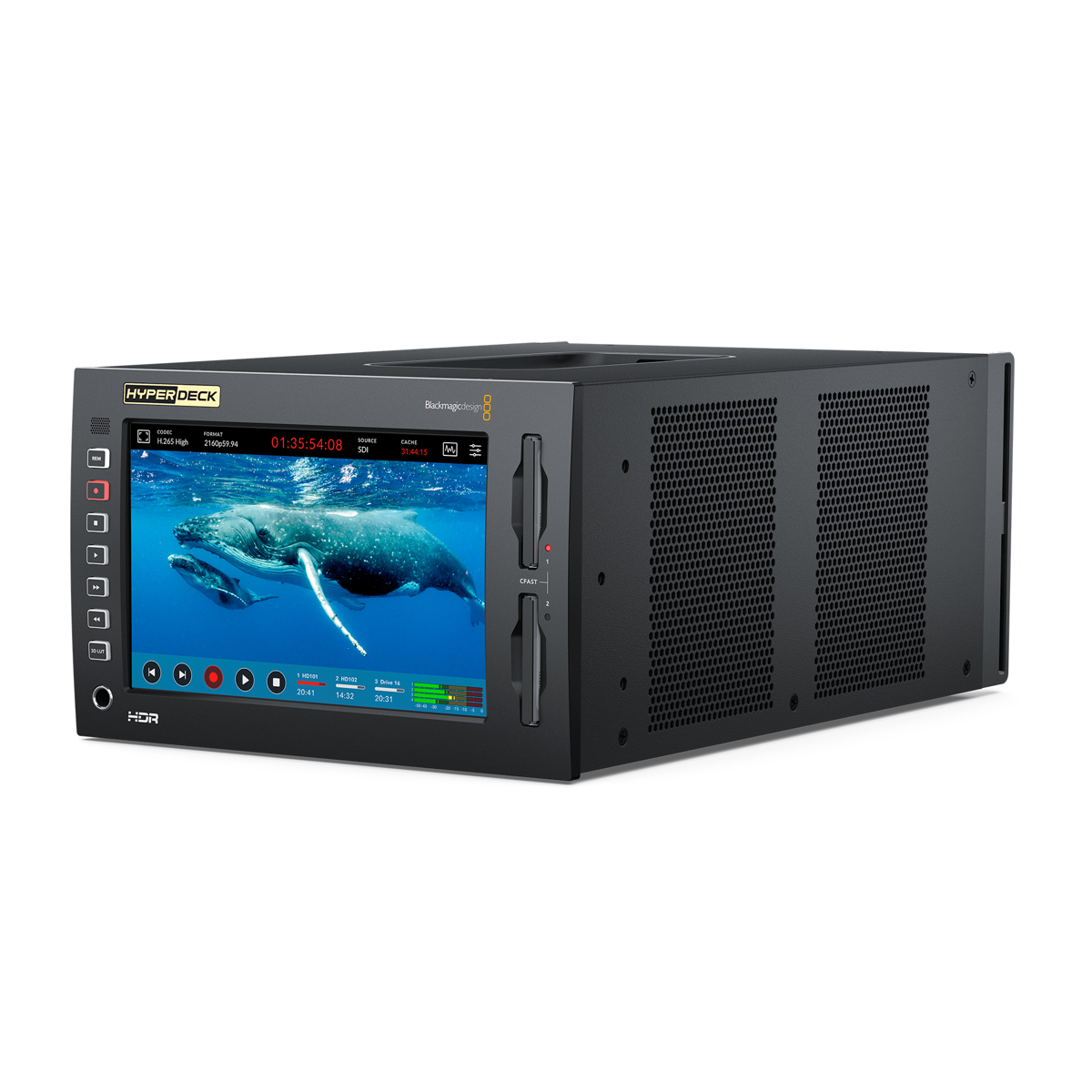 

Blackmagic Design HyperDeck Extreme 4K Ultra HD Touchscreen HDR Broadcast Deck