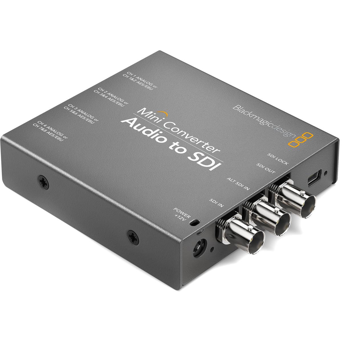 Image of Blackmagic Design Mini Converter Audio to SDI