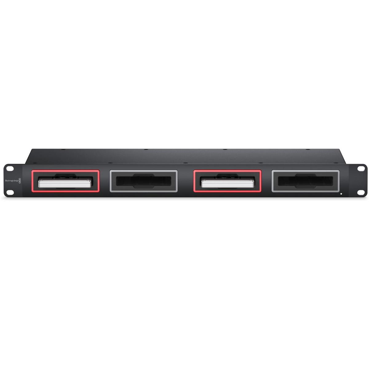 Image of Blackmagic Design MultiDock 10G Super Fast Rack Mount 4-Slot USB-C Disk Dock