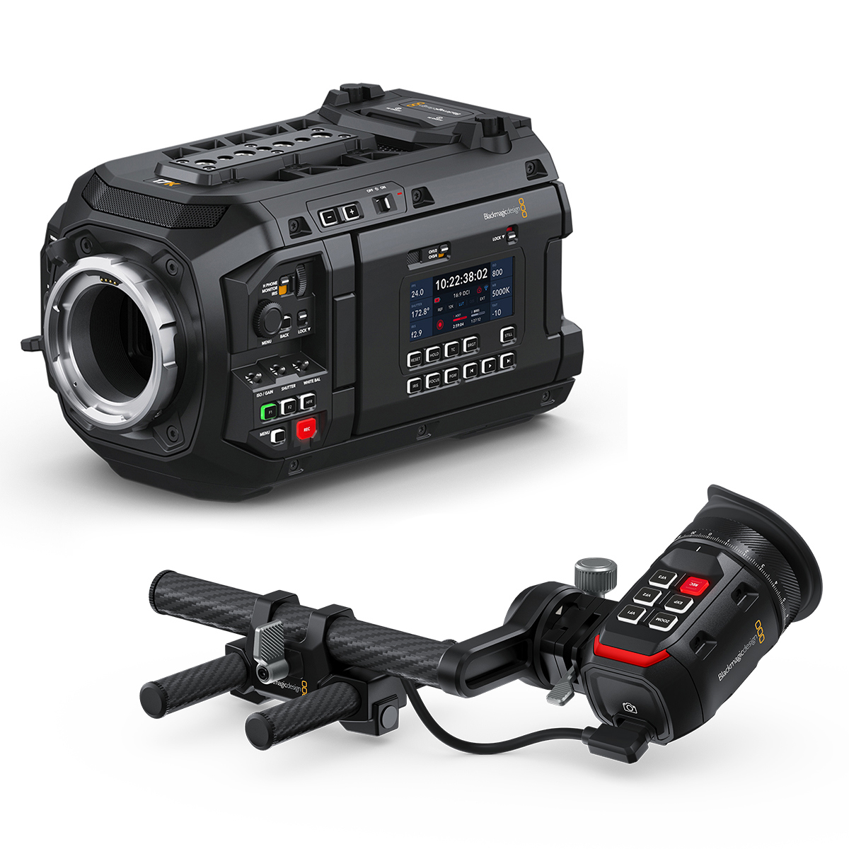 

Blackmagic Design URSA Cine 17K 65 Cinema Camera with EVF Mount Kit