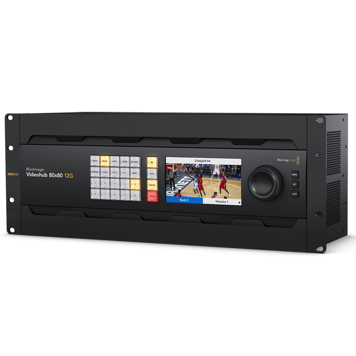 

Blackmagic Design Videohub 12G Router, 80 Inputs and 80 Outputs