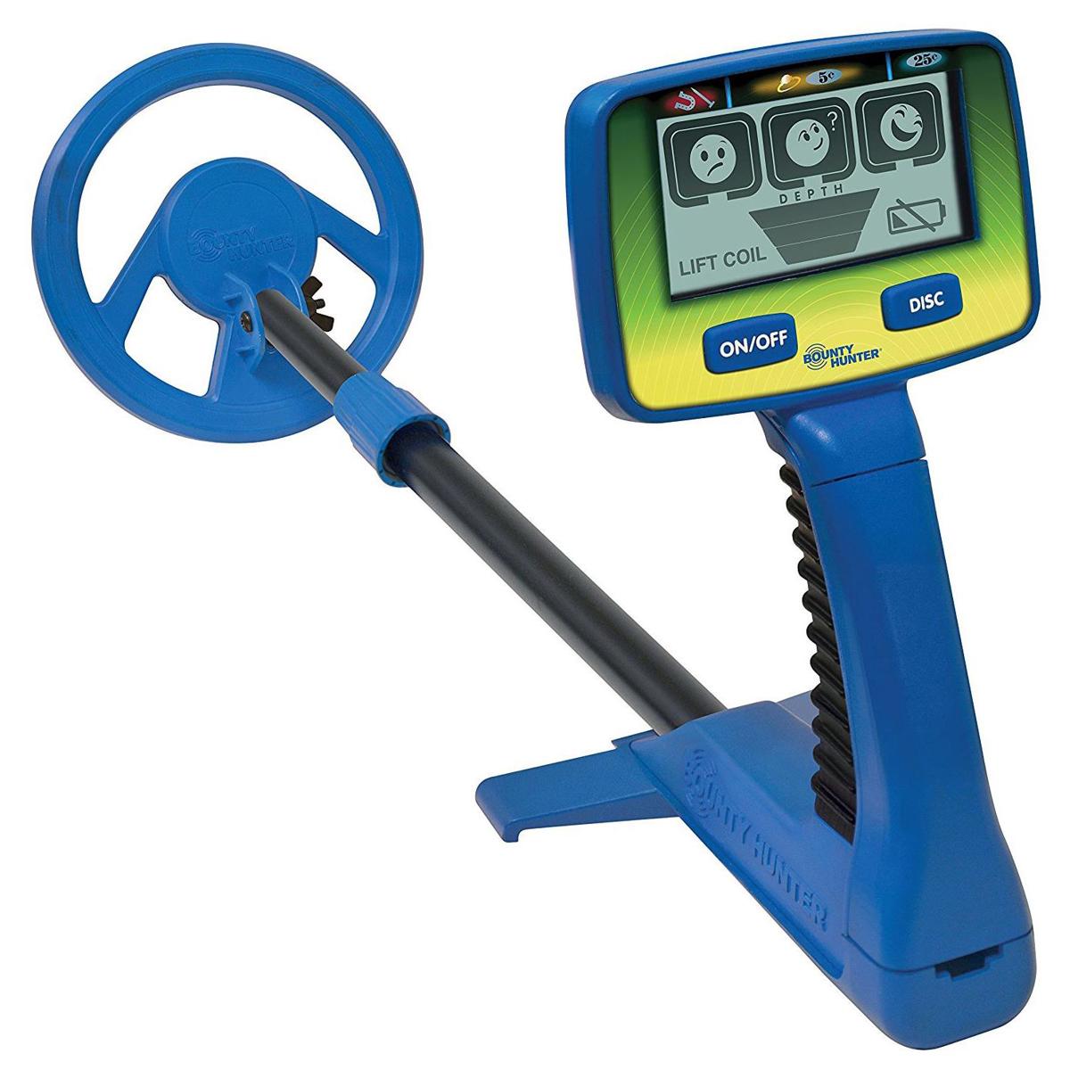 

Bounty Hunter Junior Target ID Metal Detector, 6" Coil, for 6 Year Olds, 6.6 kHz