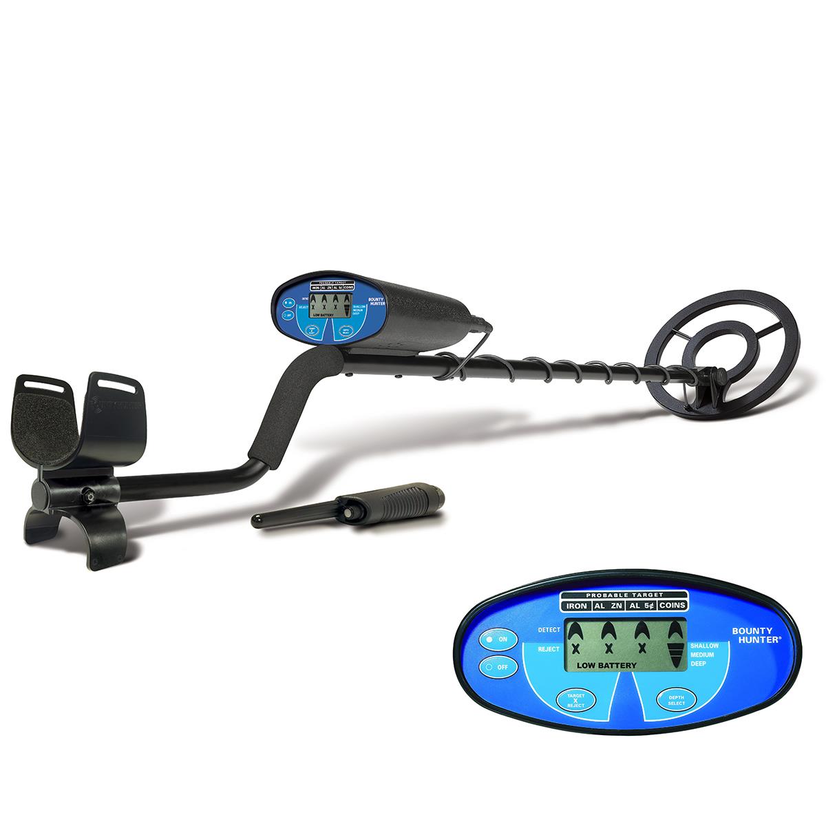 Image of Bounty Hunter Quicksilver Metal Detector with 8&quot; Coil and Pinpointer