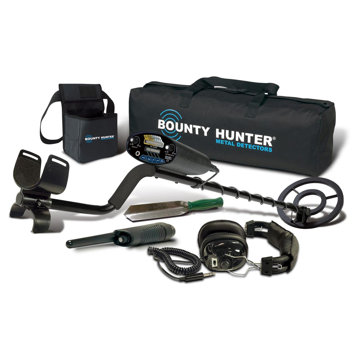 Image of Bounty Hunter Sharp Shooter II Metal Detector with Complete Pro Kit