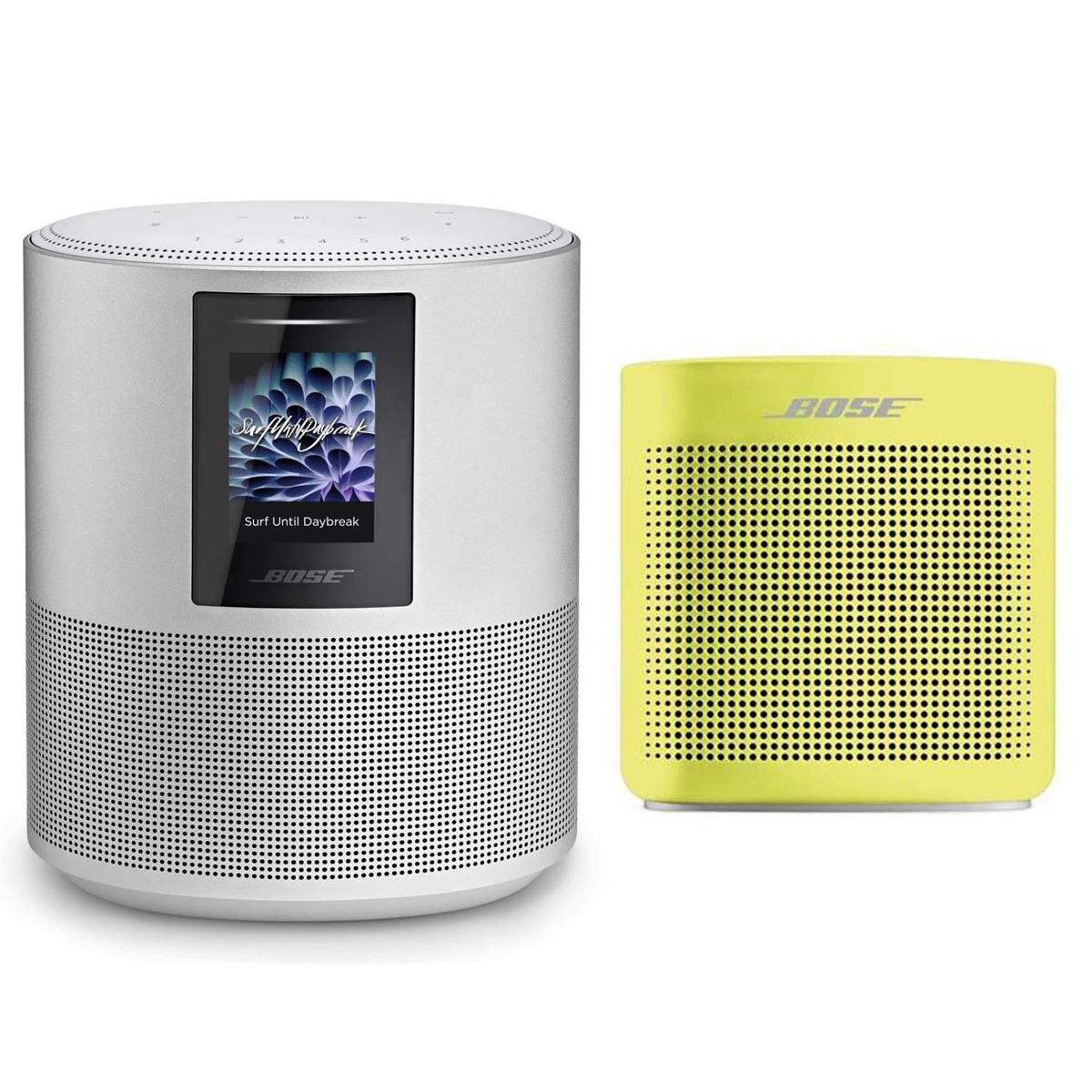 

Bose Home 500 Wireless Speaker with Amazon Alexa, Luxe Silver W/Blutooth Speaker