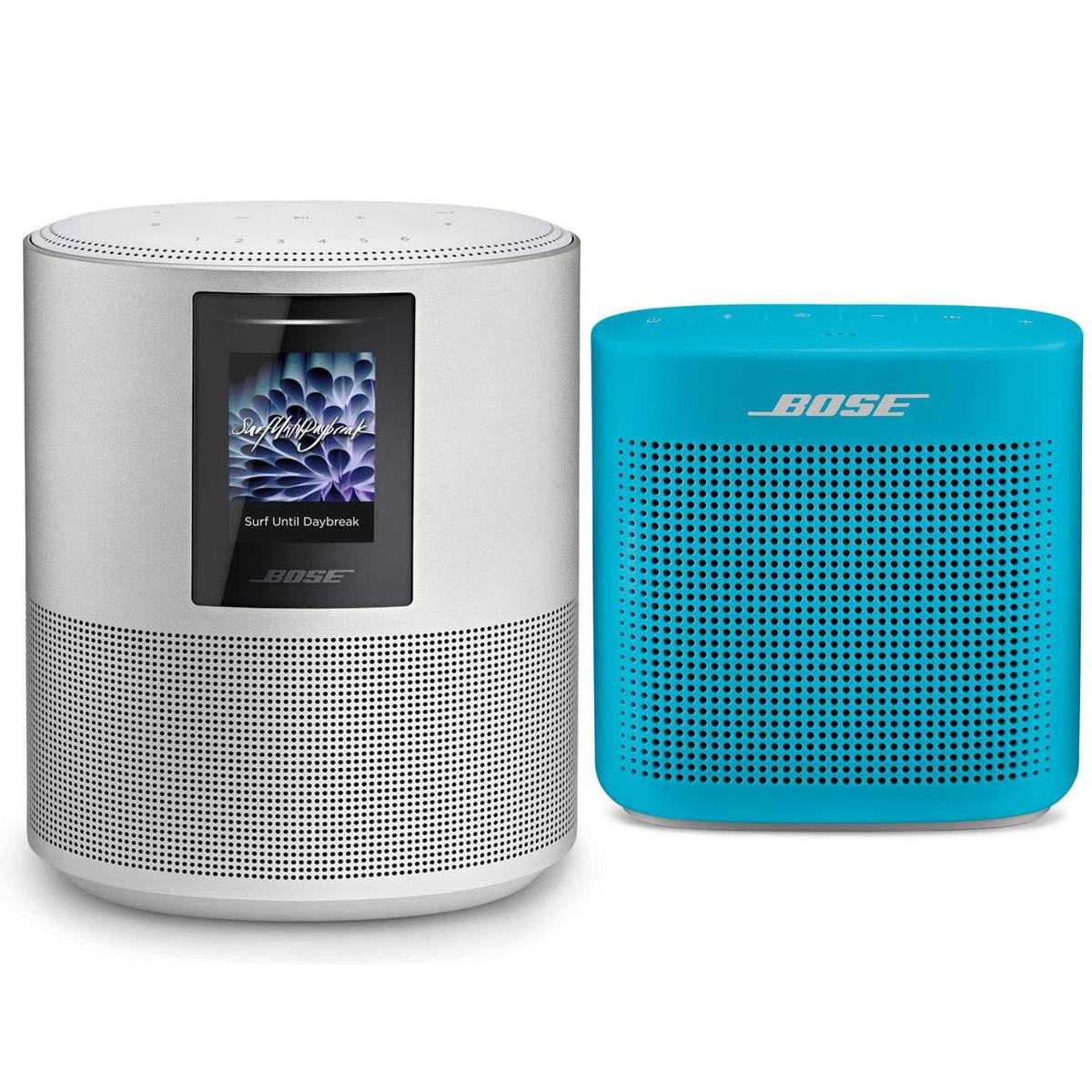 

Bose Home 500 Wireless Speaker with Amazon Alexa, Luxe Silver W/Bluetooth Spkr