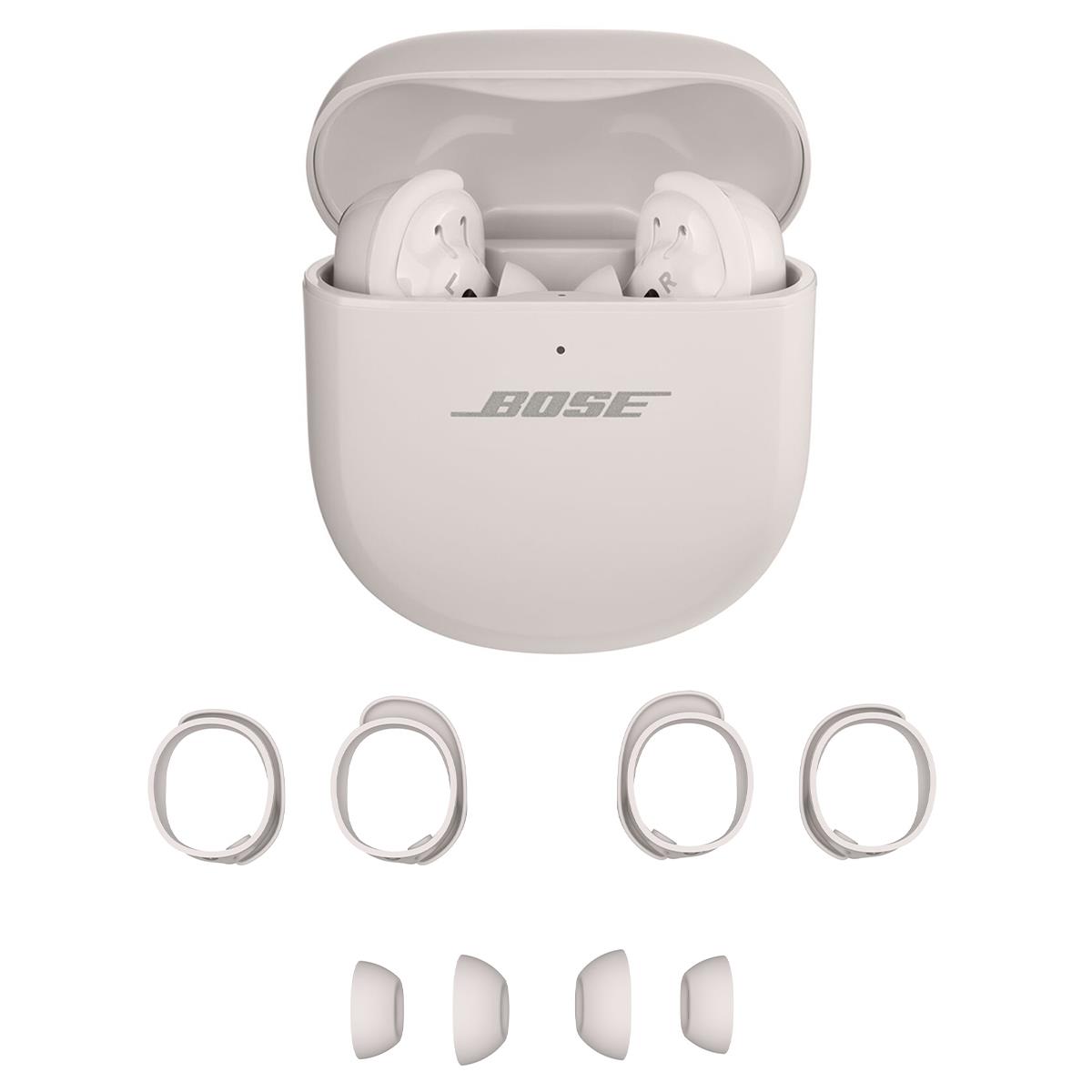 Bose QuietComfort Ultra Wireless Earbuds, White Smoke, with Alternate Sizing Kit -  882826-0020-K