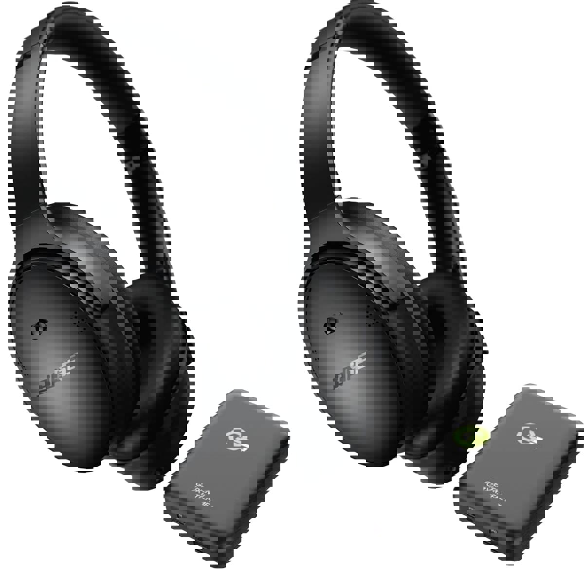 Bose QuietComfort Wireless Noise Cancelling Over-Ear Headphone Black, Power Bank -  884367-0300