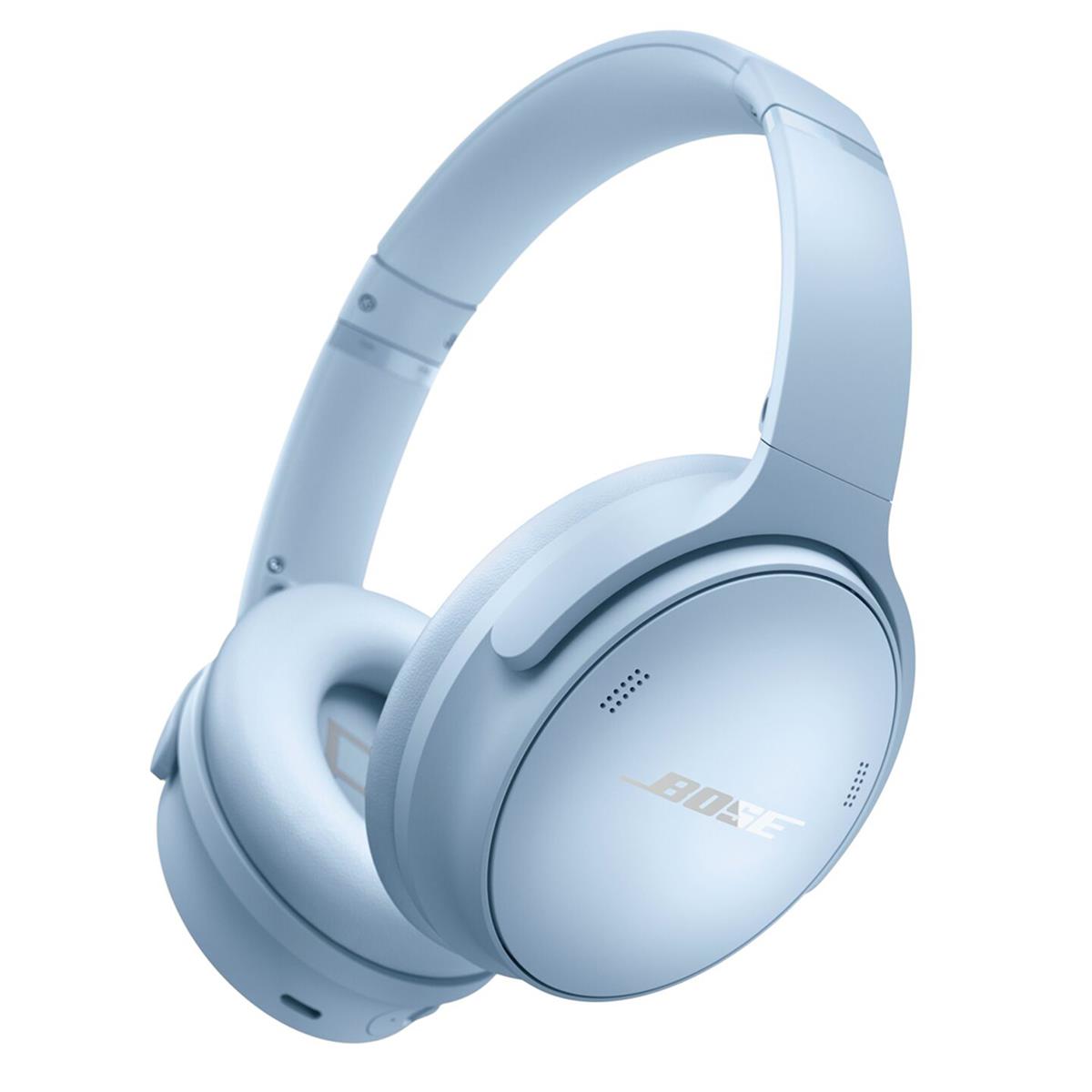 Image of Bose QuietComfort Wireless Noise Cancelling Over-Ear Headphones Moonstone Blue