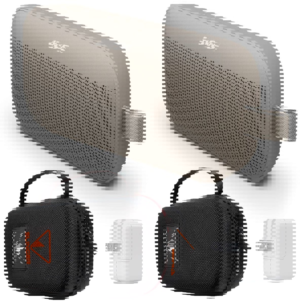

Bose SoundLink Flex 2nd Gen Bluetooth Speaker, Sandstone, Bundle w/Travel Case