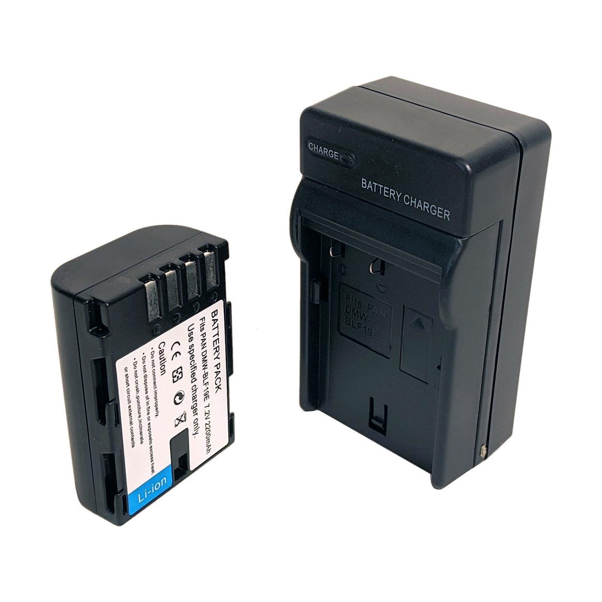 Image of Bescor DMW-BLF19 Battery and Charger Kit for Select Panasonic Cameras