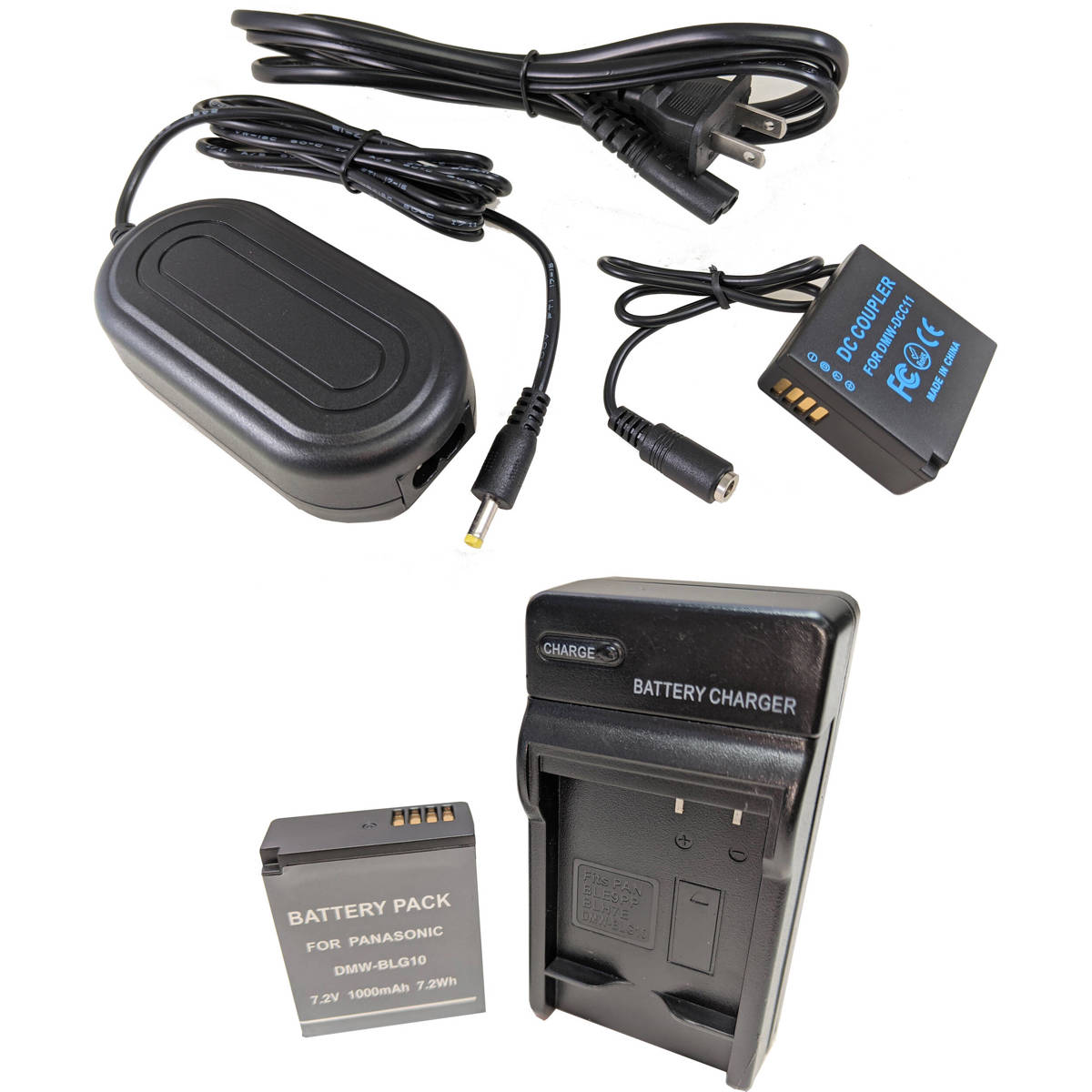 

Bescor DMWBLG10PRO Coupler, AC Adapter, Battery & Charger for Panasonic & Leica