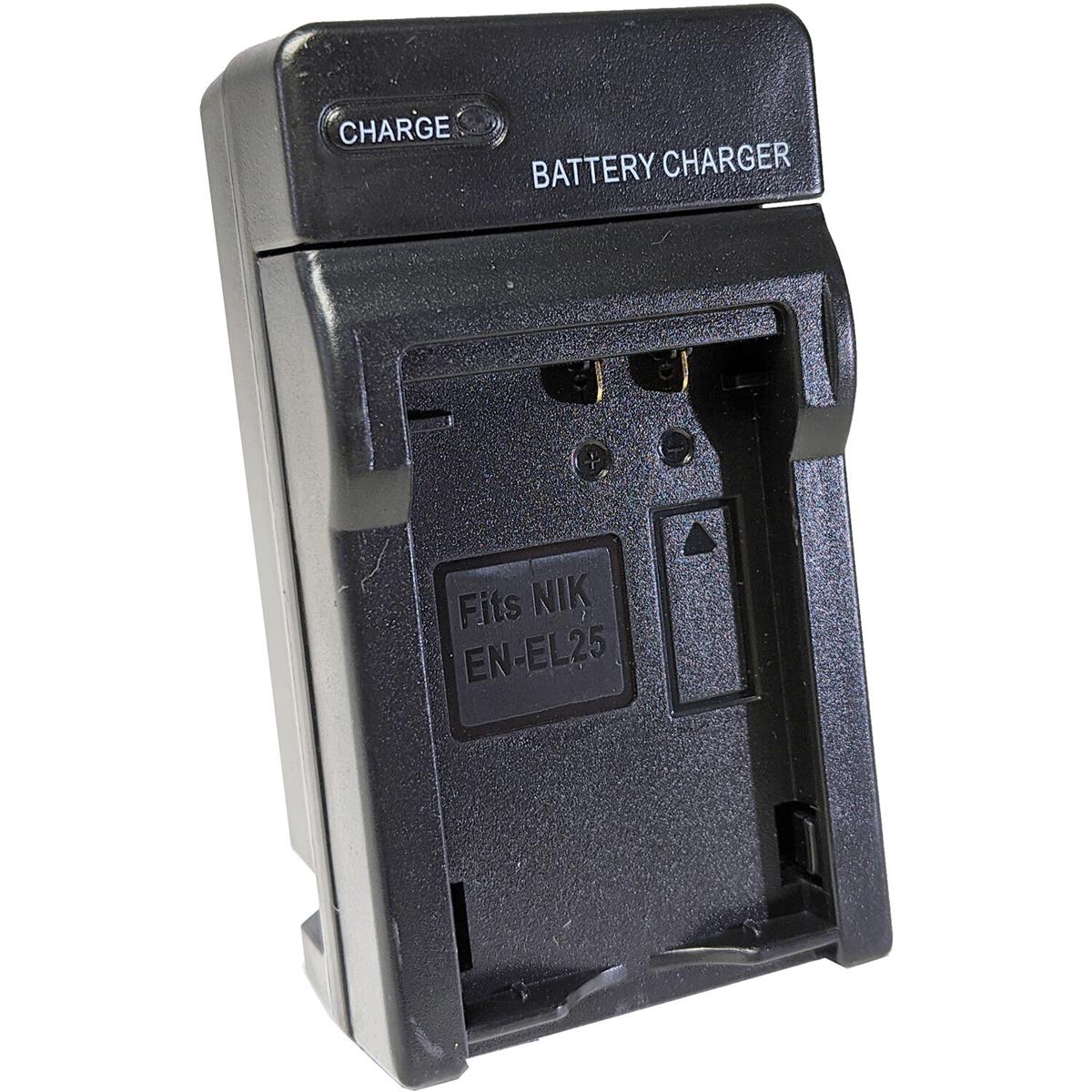 Image of Bescor Wall Charger for Nikon EN-EL25 Battery