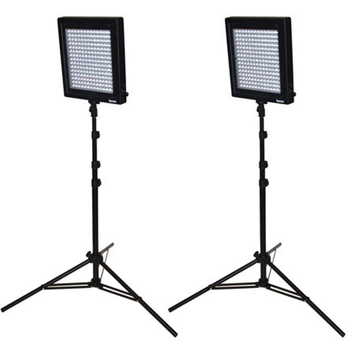 

Bescor LED-200K, Twin 200W LED Dimmable Studio Light Kit (Total 400w)