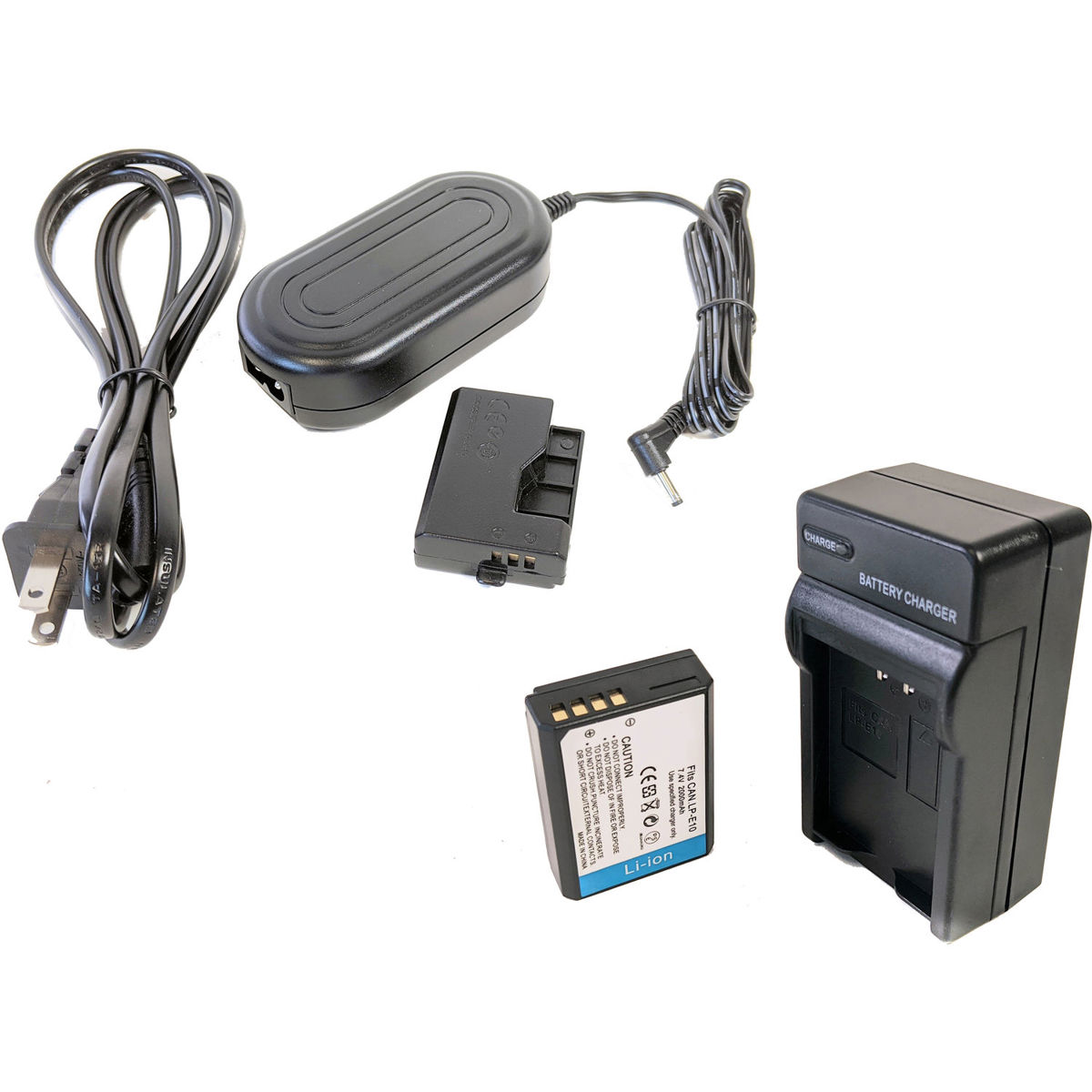 

Bescor LP-E10 Battery, Charger, Coupler & AC Adapter Kit for Select Canon Camera