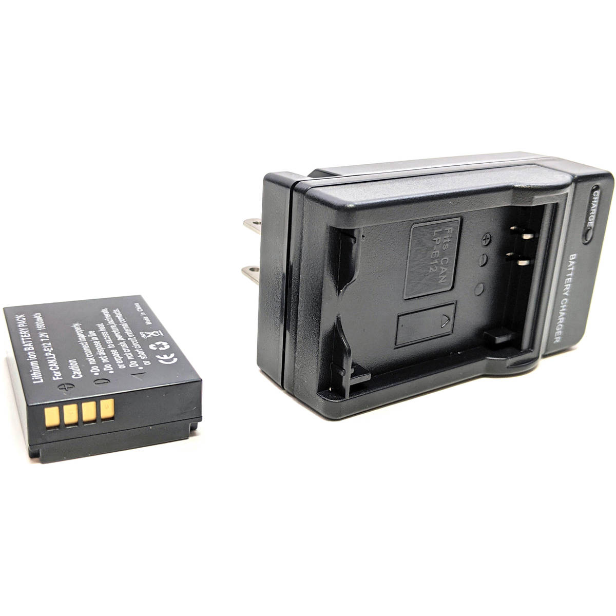 Image of Bescor LPE12 Battery &amp; Charger Kit for Canon Camera