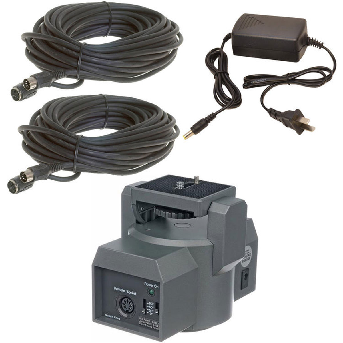 

Bescor MP2XL Motorized Pan & Tilt Head Kit, Power Supply, 100' Remote Extension