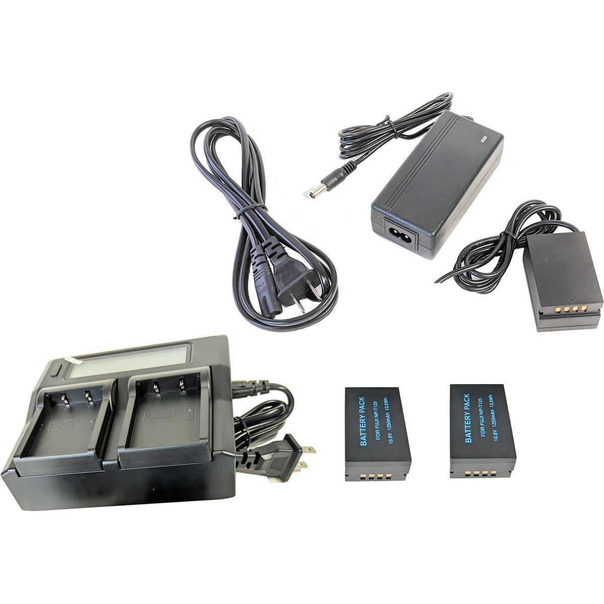 

Bescor NP-T125 Battery, Charger, Coupler & AC Adapter Kit for Fujifilm Cameras