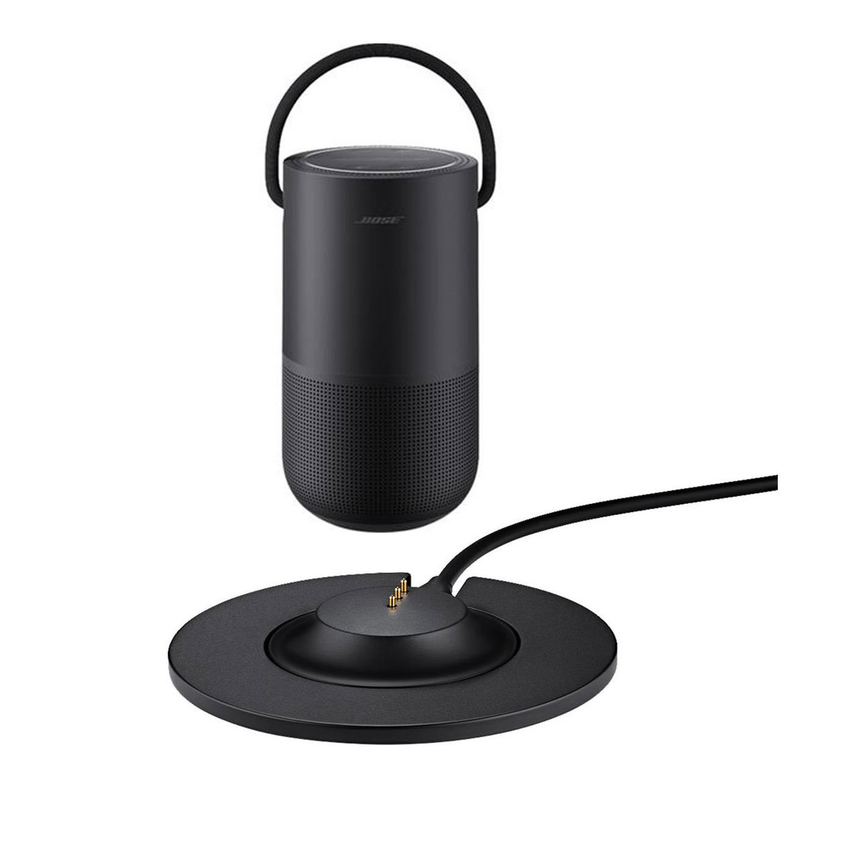 

Bose Home Speaker, Triple Black - With Bose Charging Cradle for Home Speaker