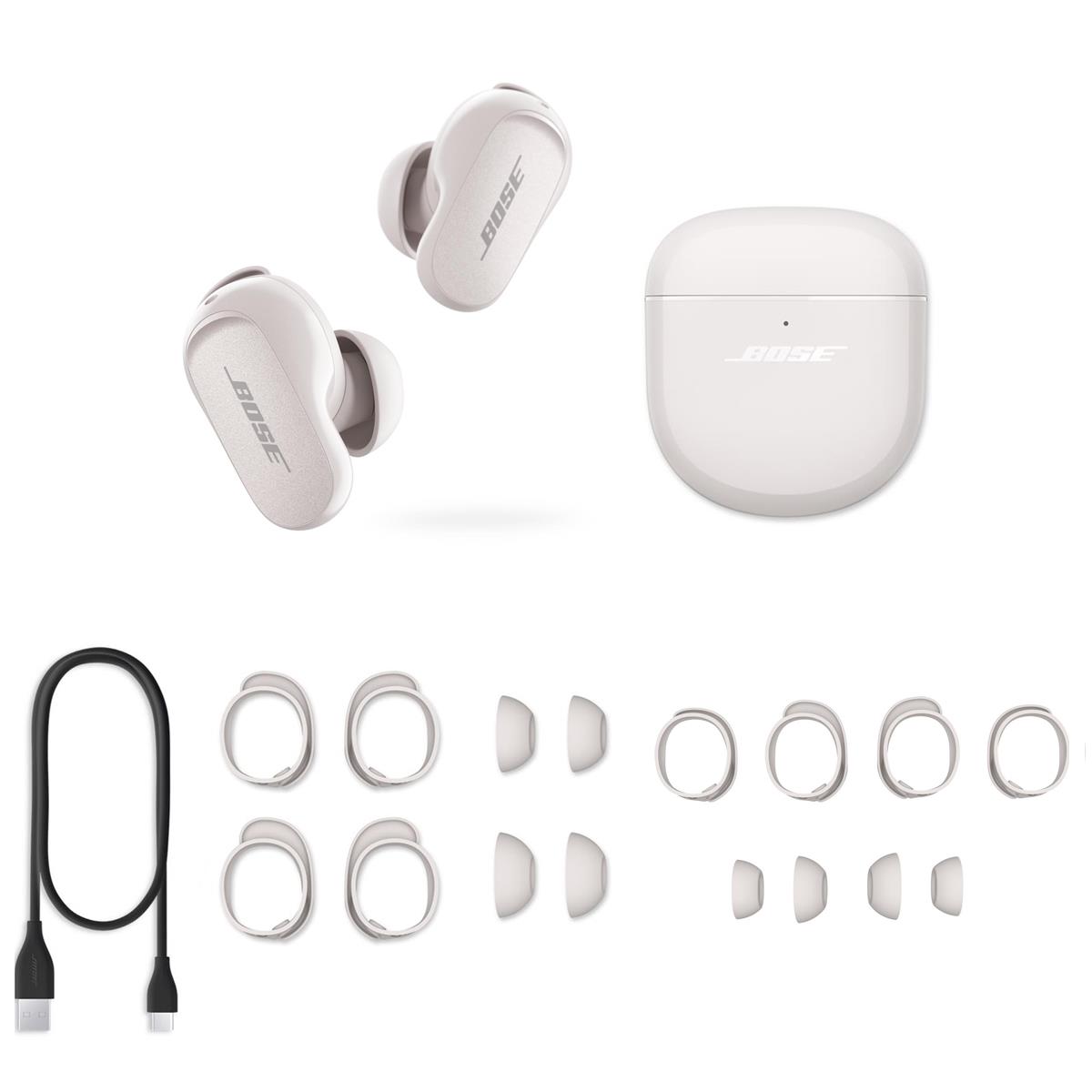 Bose QuietComfort Earbuds II, Soapstone with Alternate Sizing Kit -  870730-0020 A