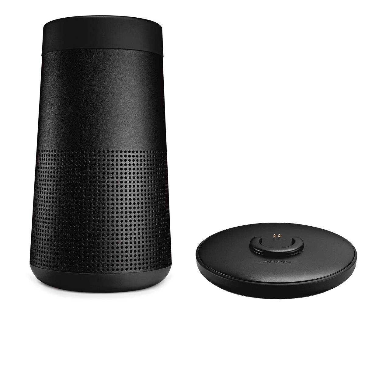 Bose SoundLink Revolve II Bluetooth Speaker, Triple Black with Charging Cradle -  858365-0100 K