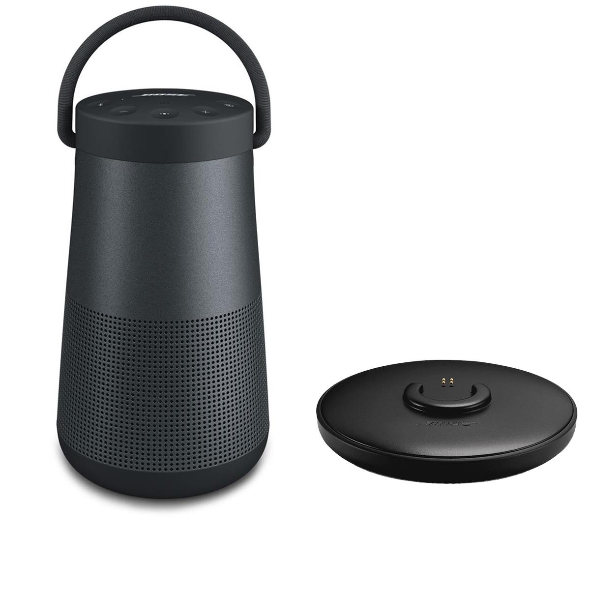 Bose SoundLink Revolve+ II Bluetooth Speaker, Triple Black with Charging Cradle -  858366-1110 K