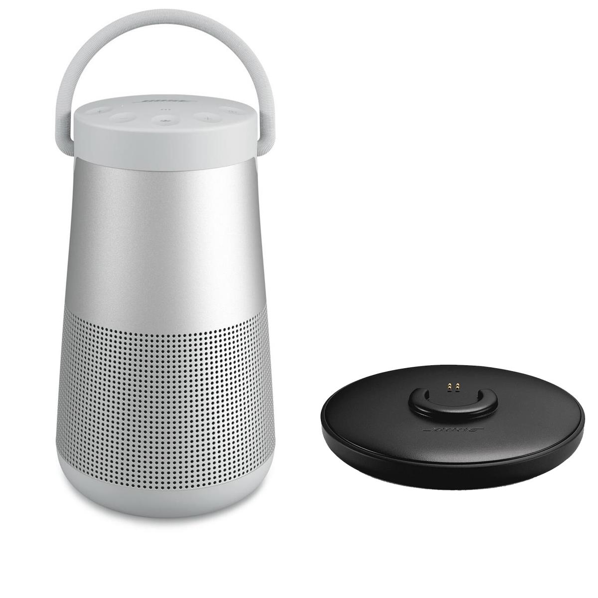 Bose SoundLink Revolve+ II Bluetooth Speaker, Luxe Gray with Charging Cradle -  858366-1310 K