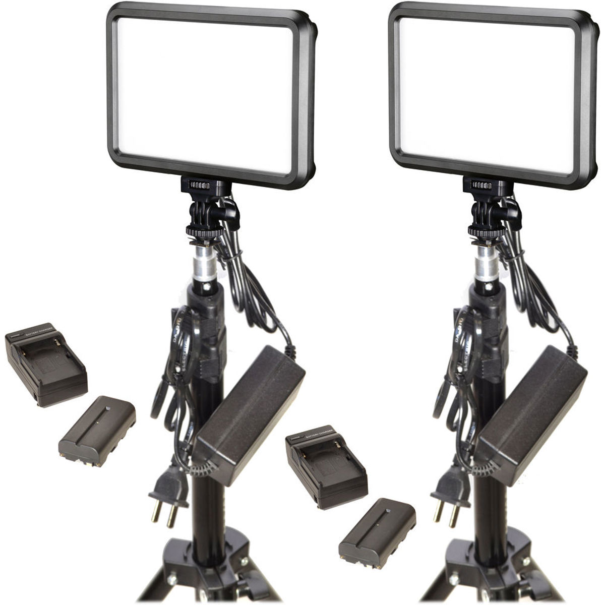 

Bescor Specter Slim LED 2-Light Battery Kit