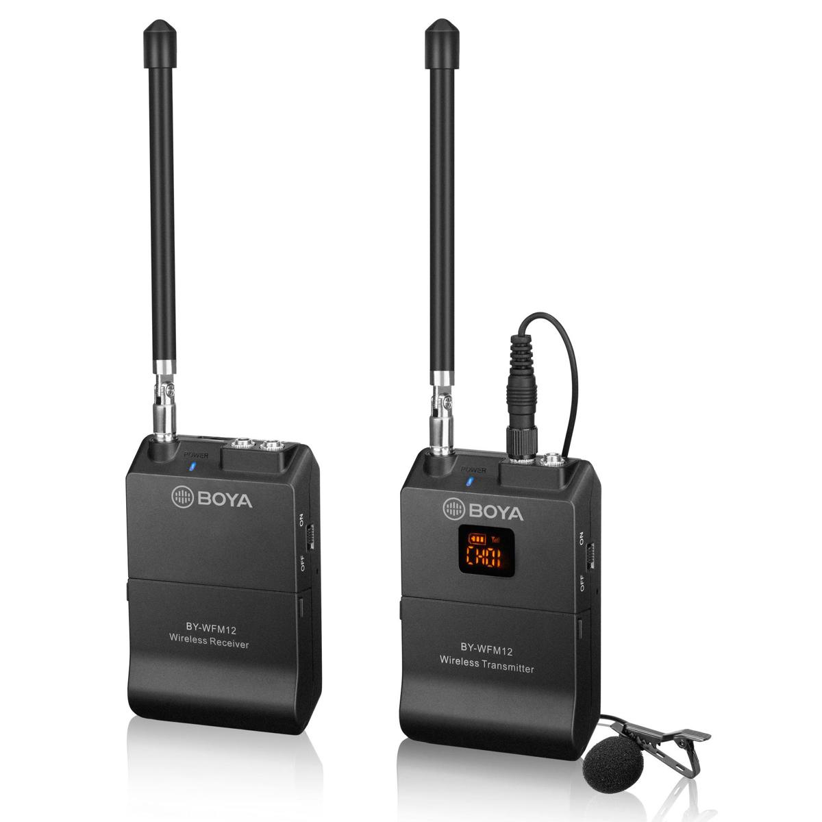 

BOYA BY-WFM12 VHF Wireless Microphone System for Smartphone, Tablet, DSLR and PC