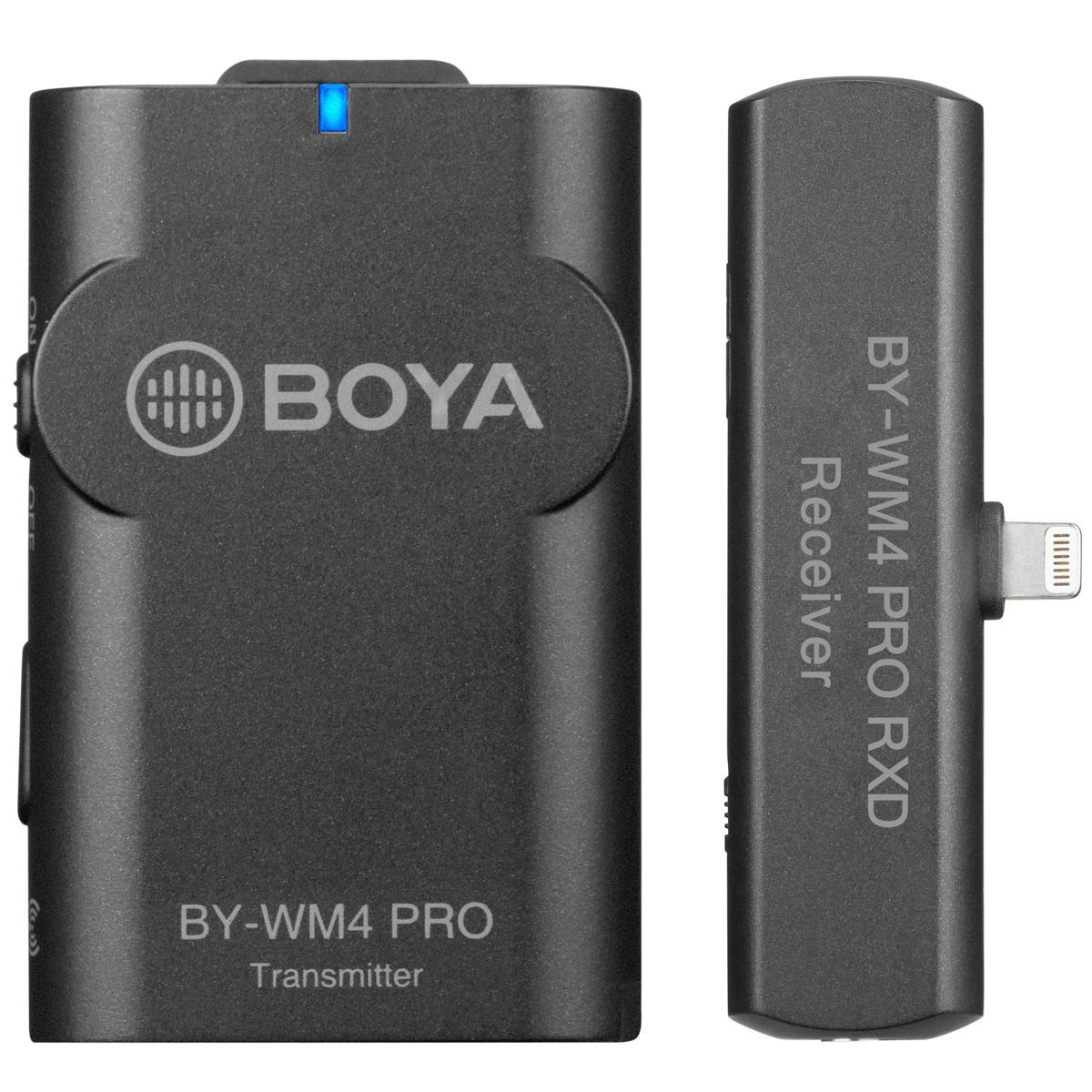 

BOYA BY-WM4 PRO-K3 Dual-Channel Digital Wireless Lavalier Microphone System for iOS